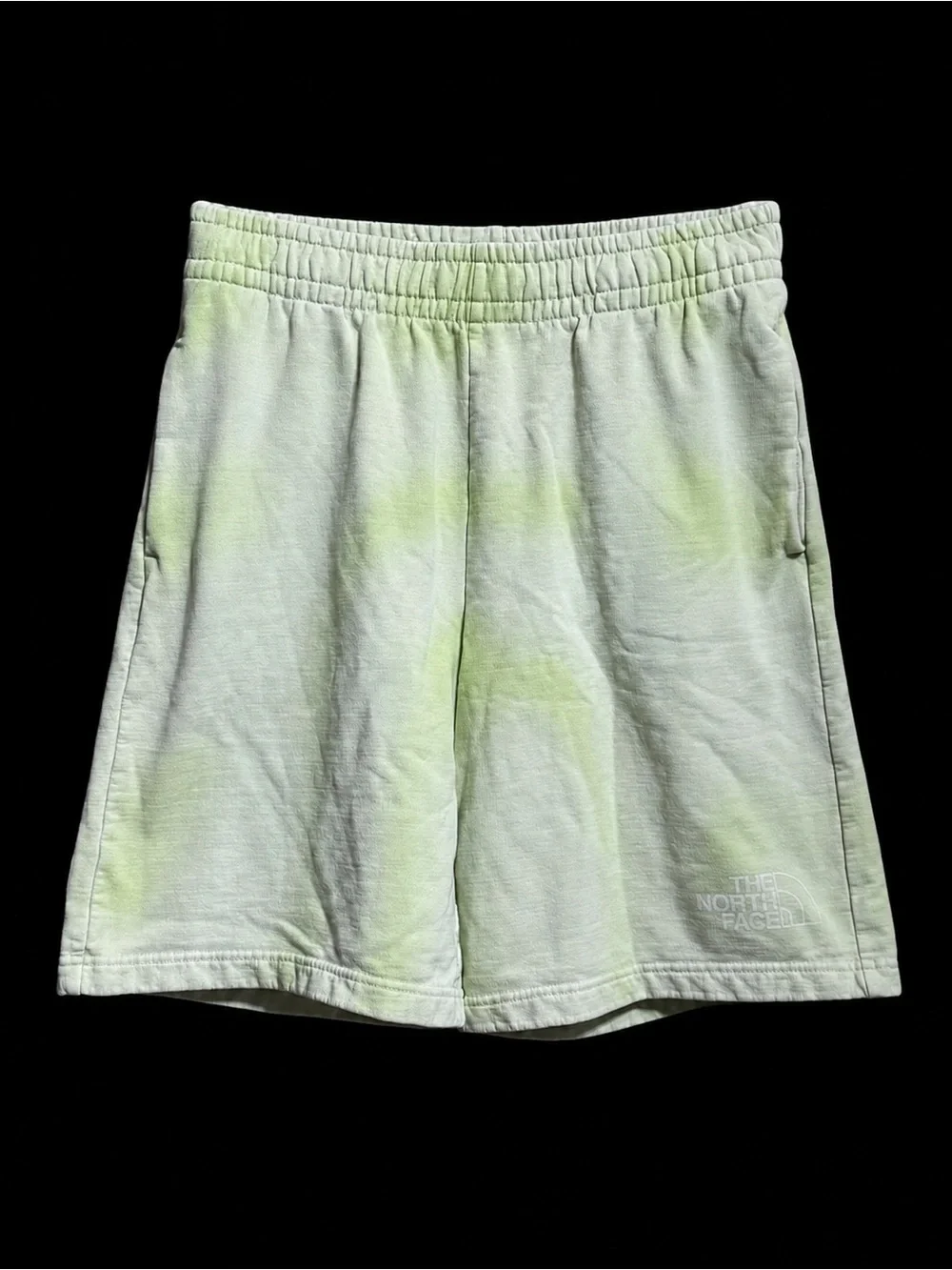 The North Face Men’s Simple Logo Fleece Shorts Lime Cream Green